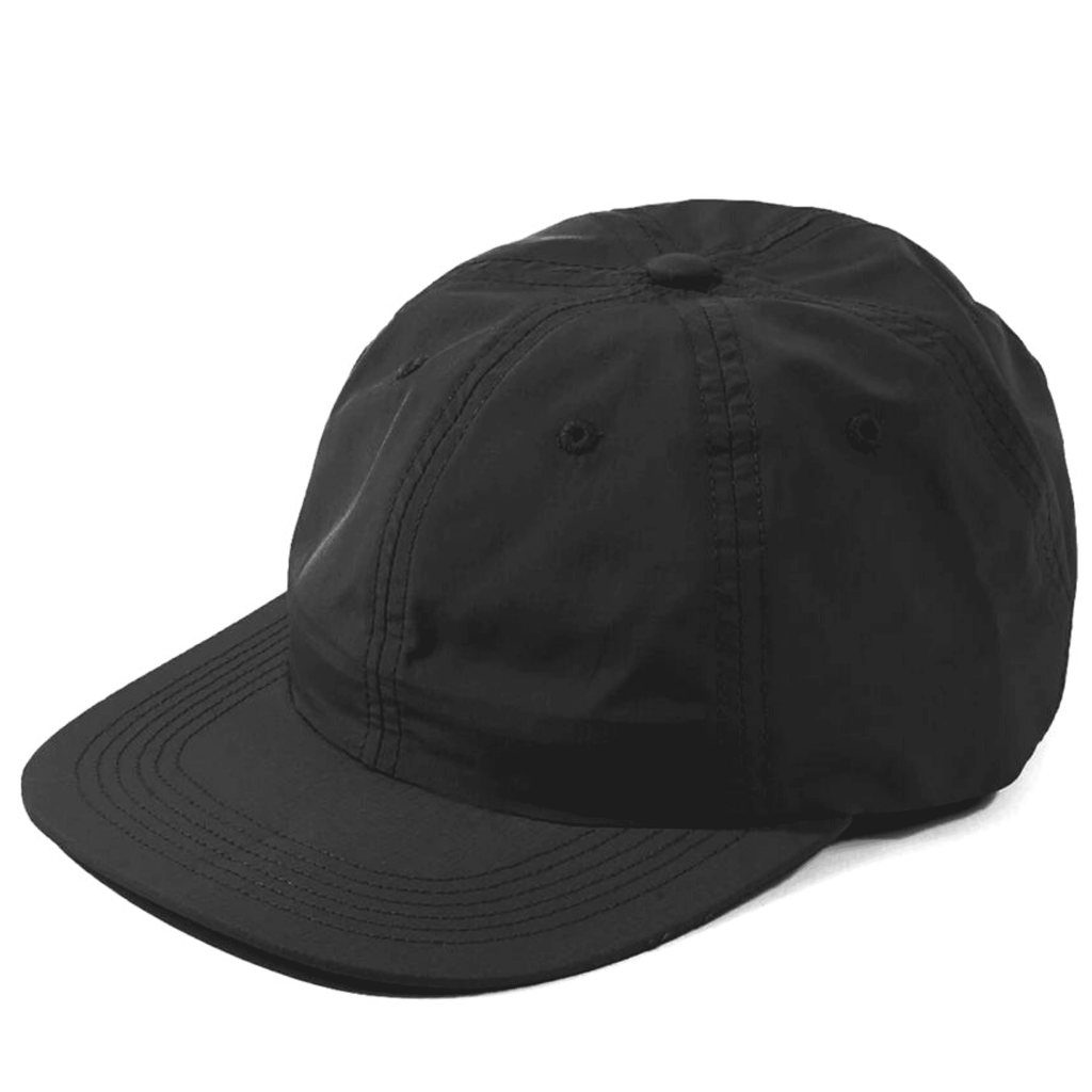 Maharishi Recycled Ripstop 6 Panel Cap - Black