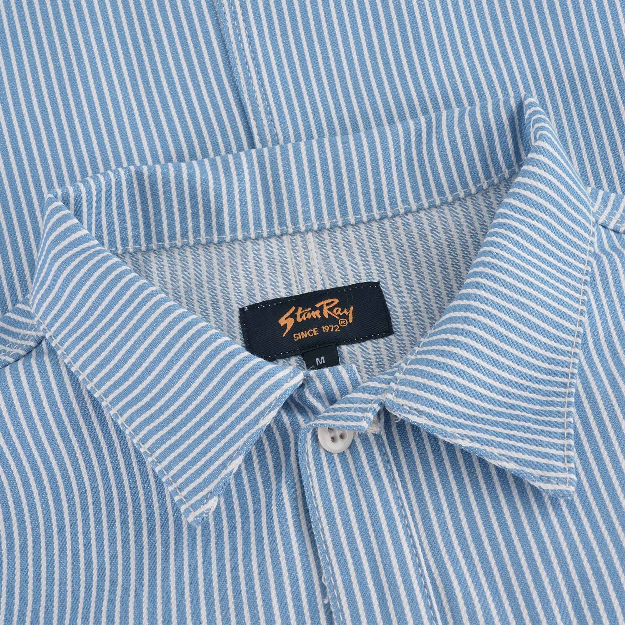 Stan Ray Prison Shirt - Blue Hickory – Stuarts London