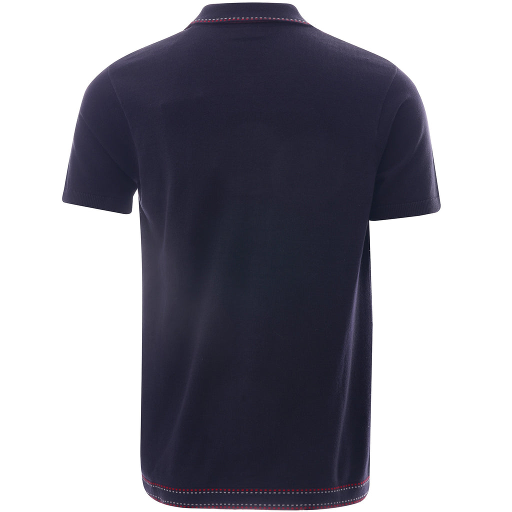 Gabicci Vintage Douglas Polo Shirt - Navy
