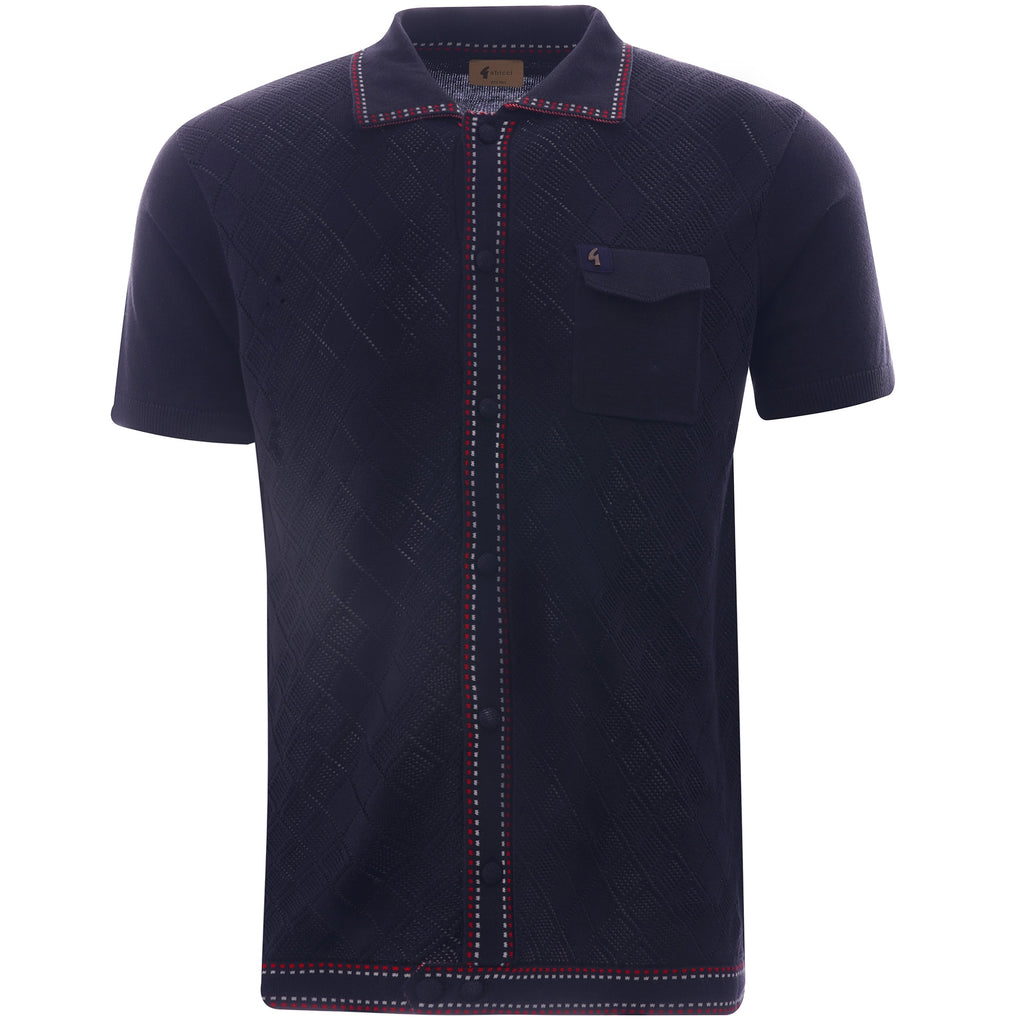Gabicci Vintage Douglas Polo Shirt - Navy