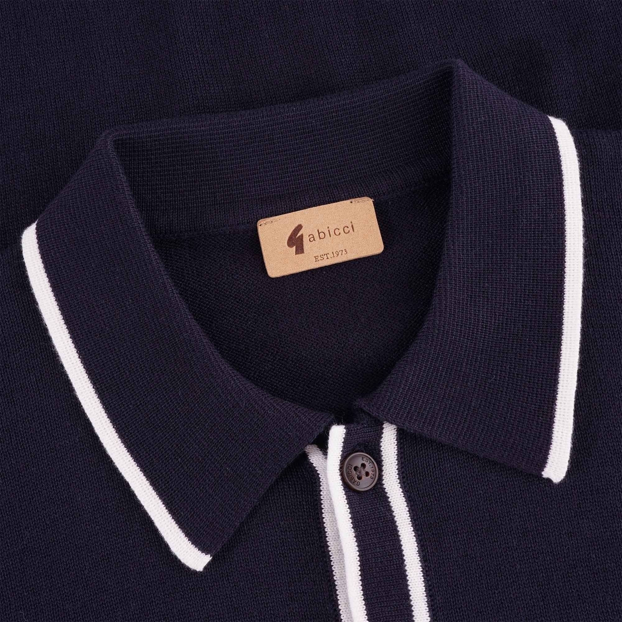 Gabicci Vintage Lineker Polo Shirt - Navy