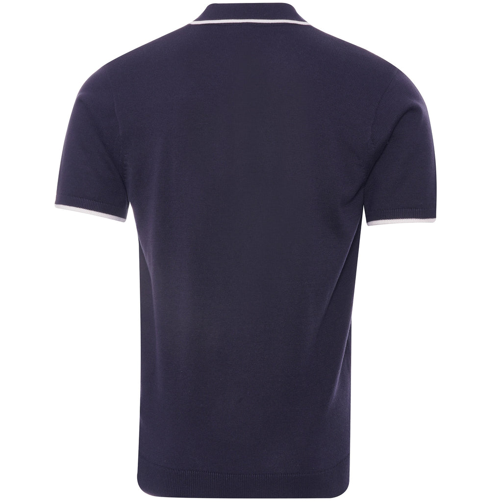 Gabicci Vintage Lineker Polo Shirt - Navy