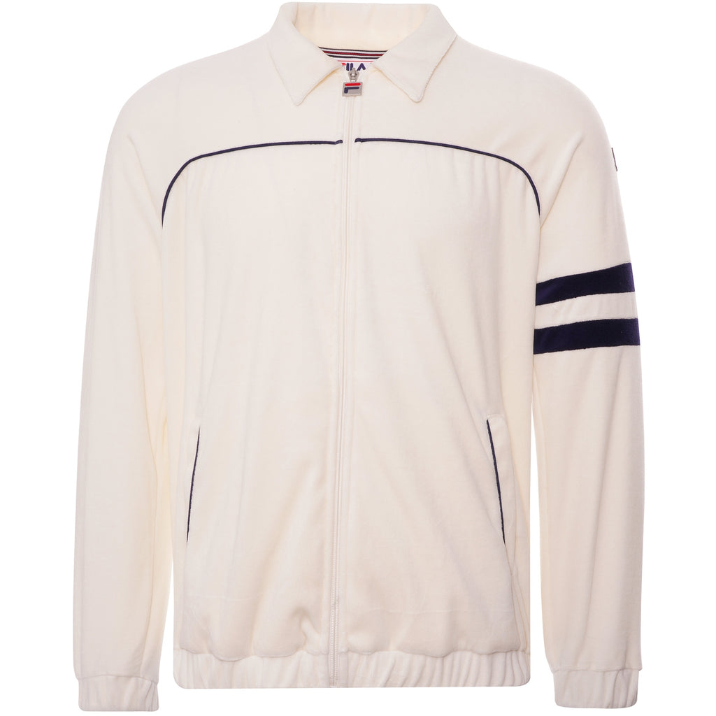 Fila Vintage Verdy Velour Track Top - Marshmallow