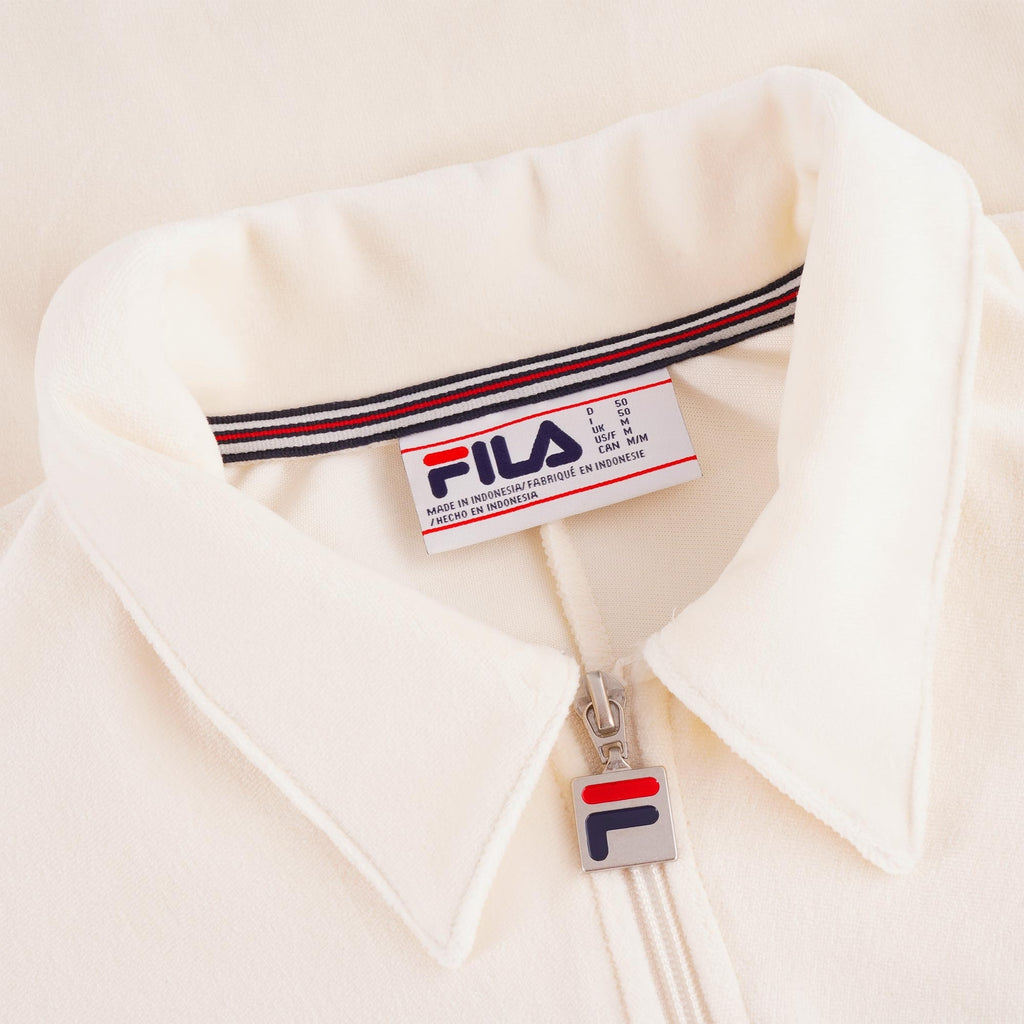 Fila Vintage Verdy Velour Track Top - Marshmallow