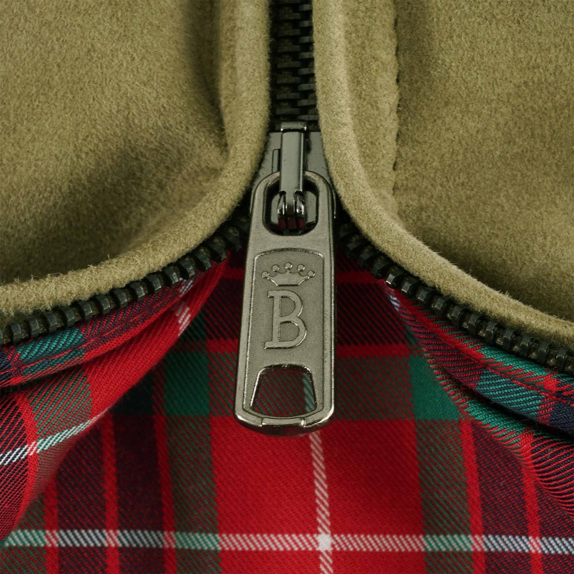 Baracuta G9 Suede Jacket - Army