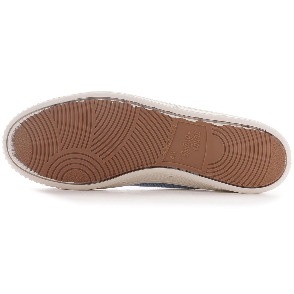 Spring Court G2 Canvas Washed Shoe - Blue Washed