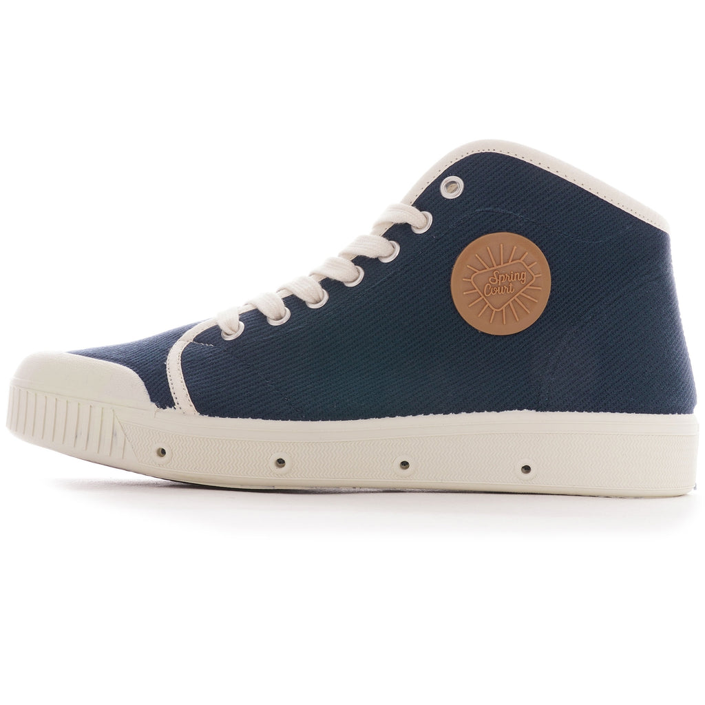 Spring Court B2 Canvas Retro Heavy Twill Shoe - Midnight Blue