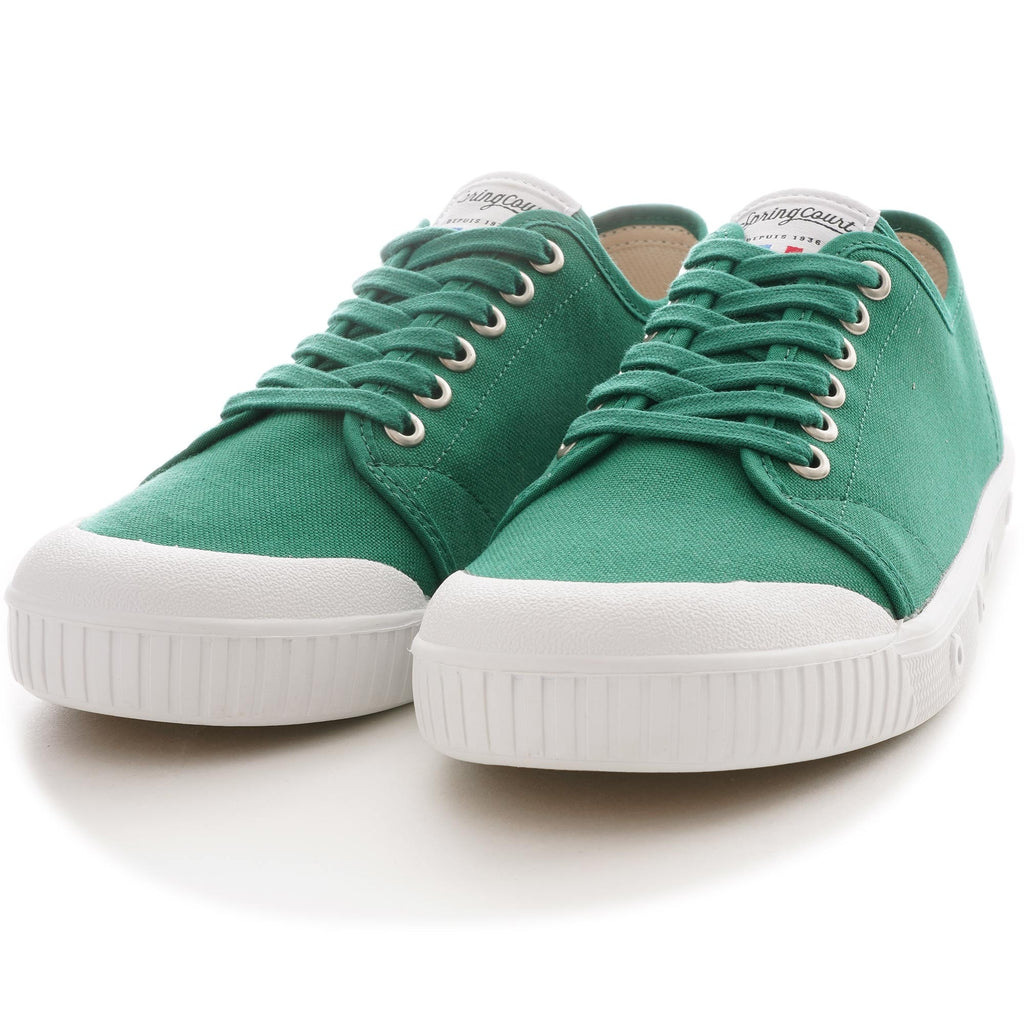 Spring Court G2 Organic Canvas Shoe - Pine Green