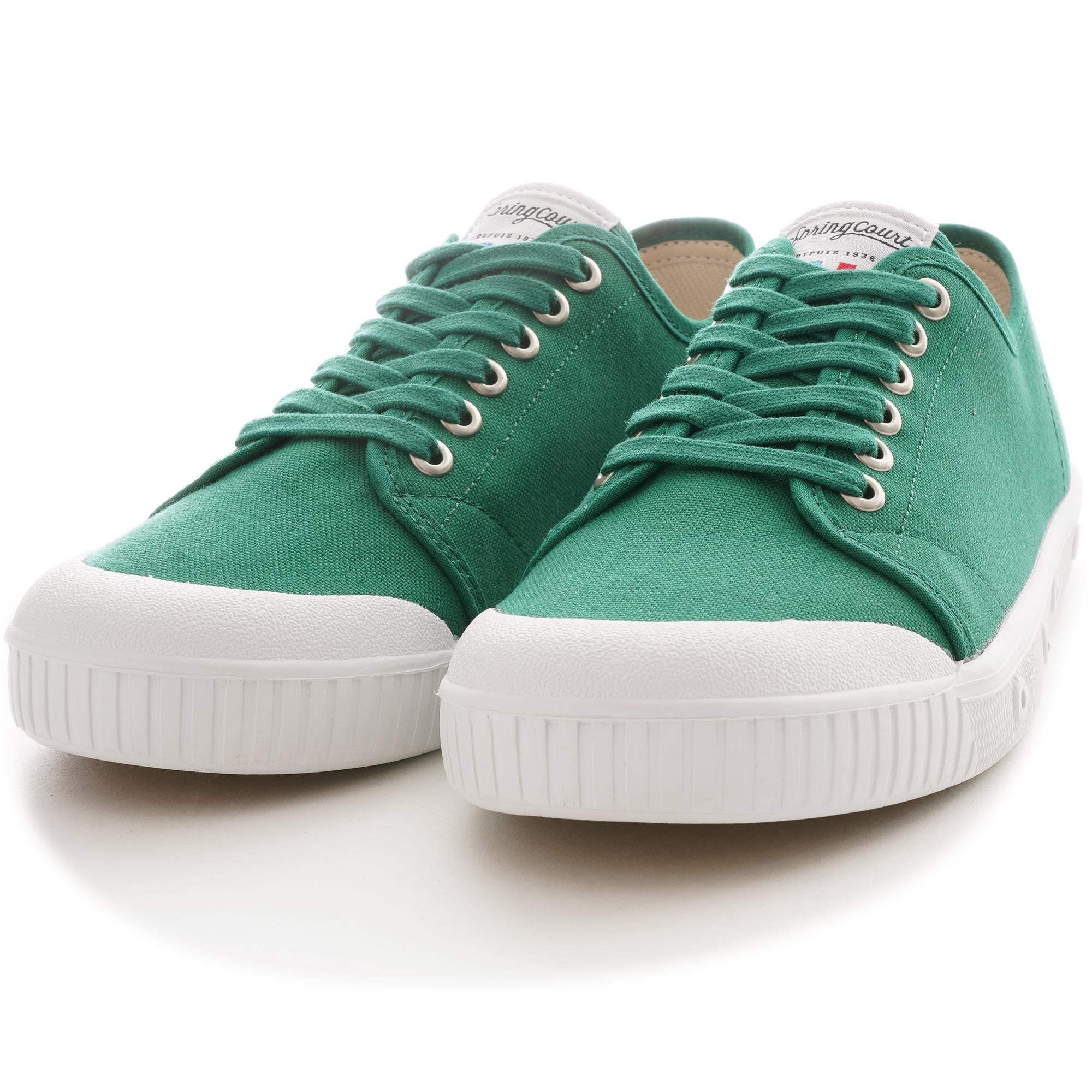 Spring Court G2 Organic Canvas Shoe - Pine Green