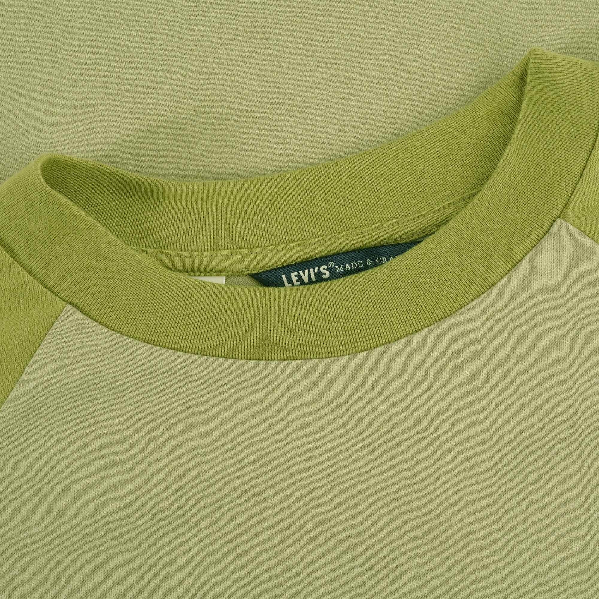 Levis® Made and Crafted® Raglan Tee - Cedar Green