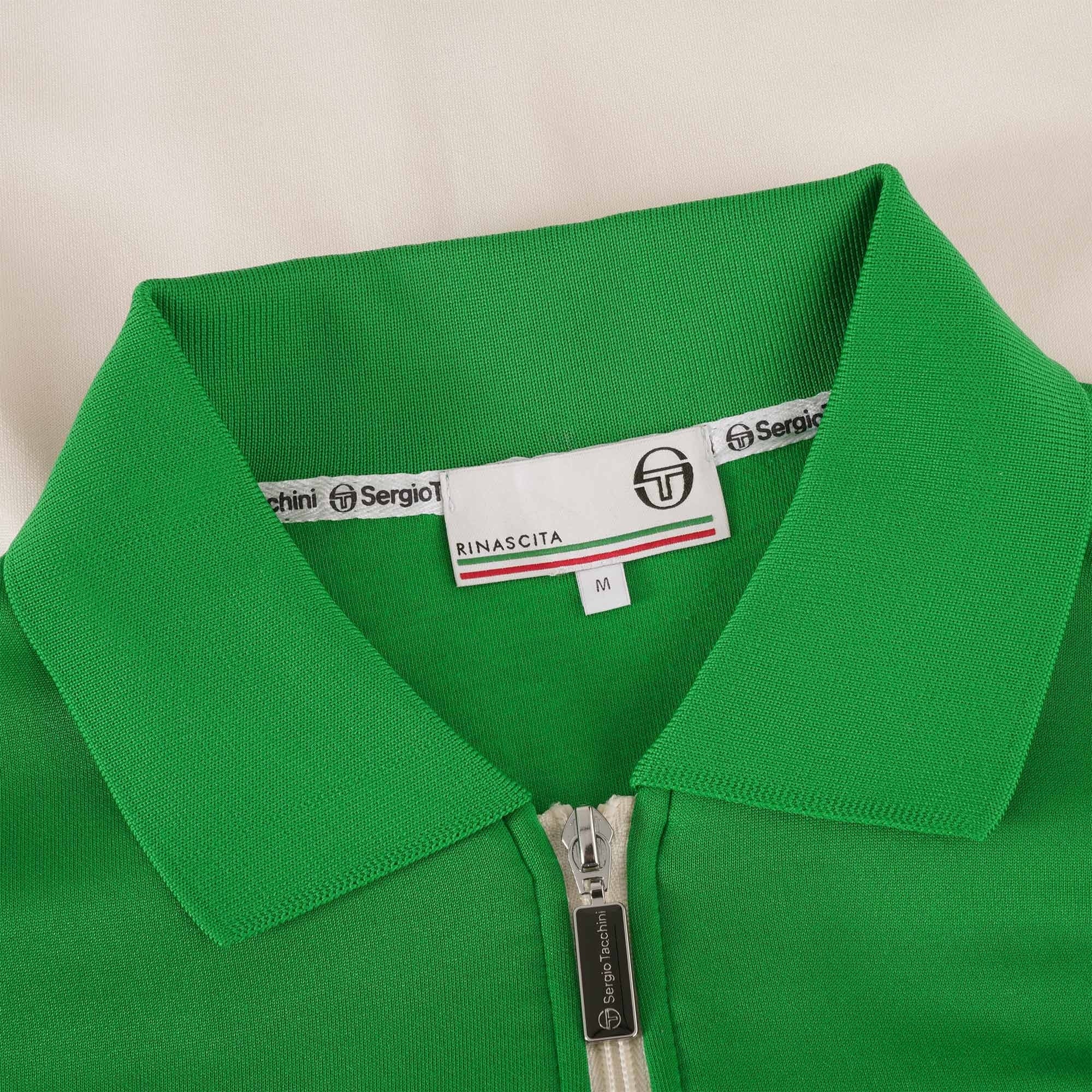 Sergio Tacchini Tomme Track Top - Gardenia/Jolly Green