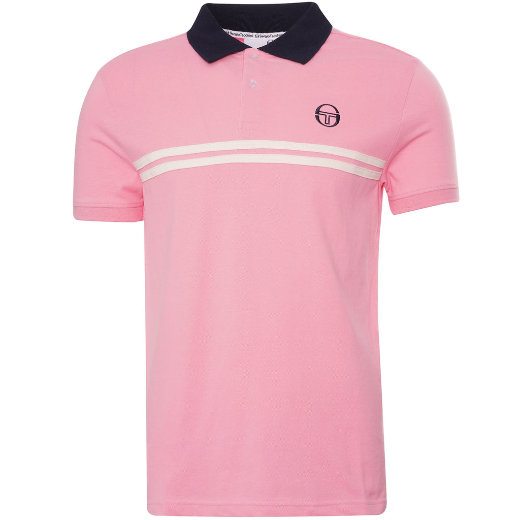 Sergio Tacchini Supermac Polo Shirt - Candy Pink