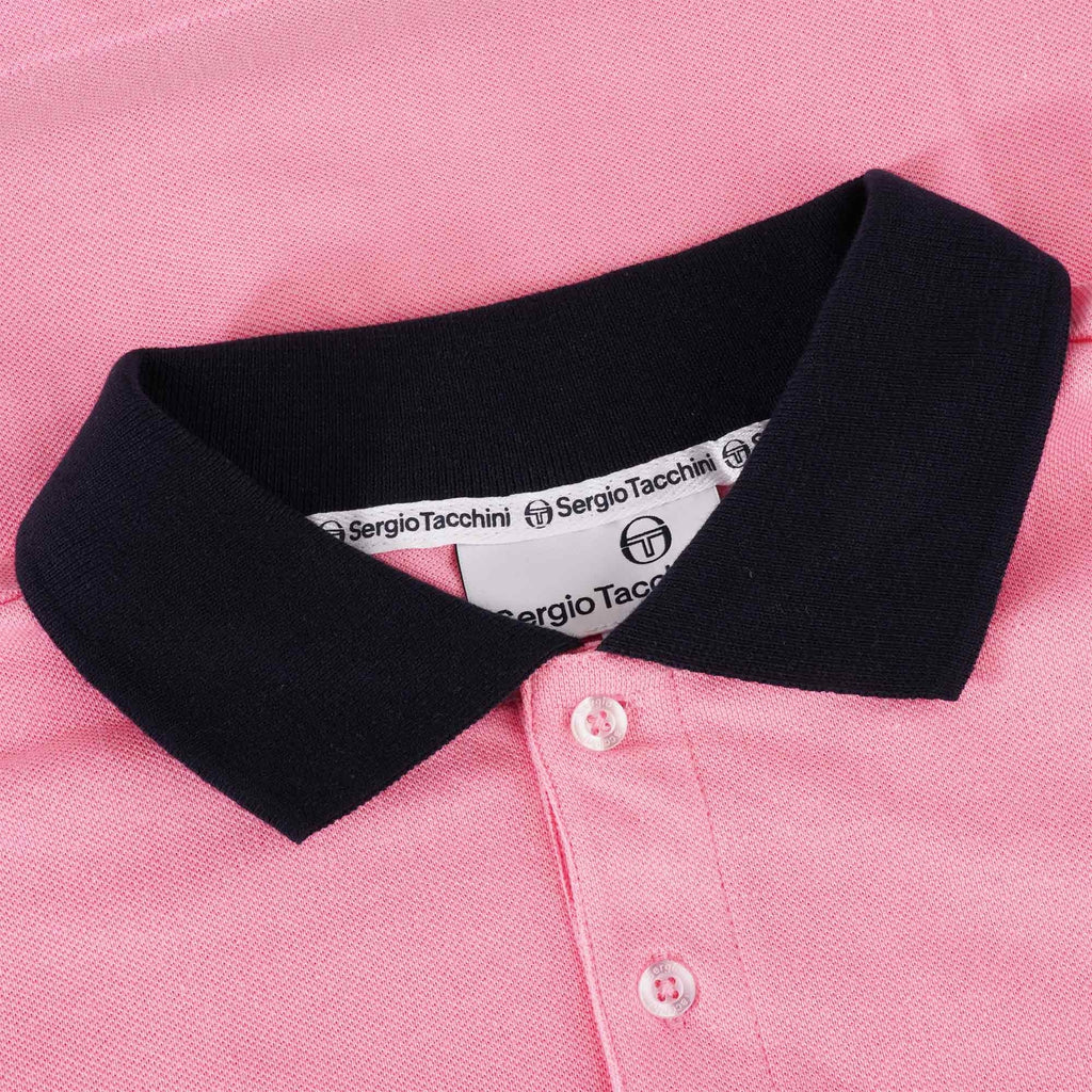 Sergio Tacchini Supermac Polo Shirt - Candy Pink