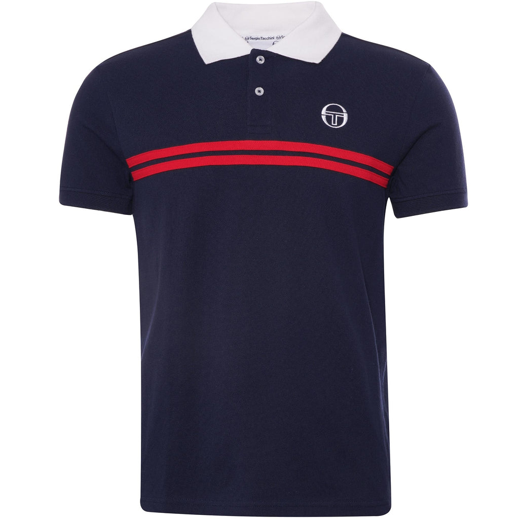 Sergio Tacchini Supermac Polo Shirt -Night Sky