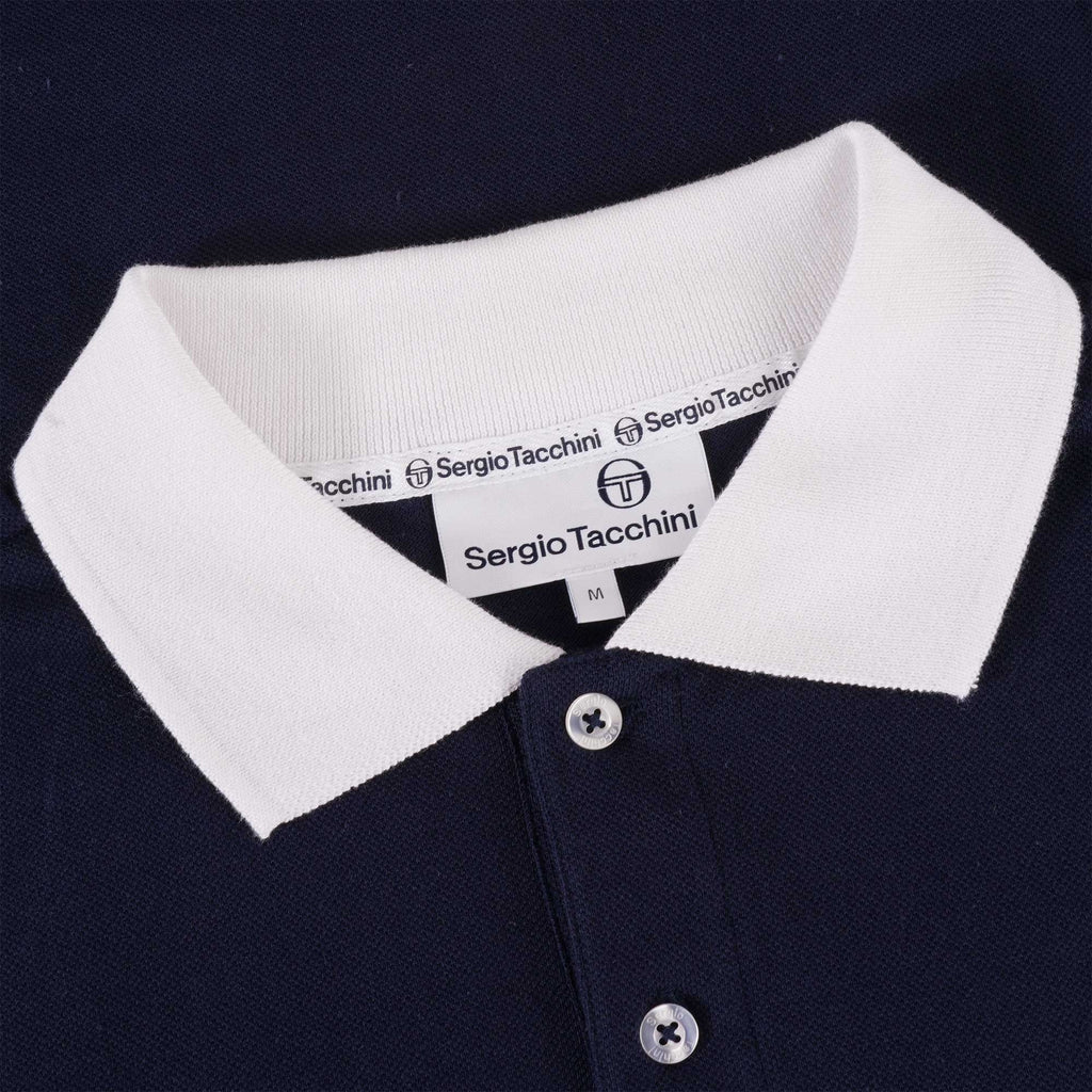 Sergio Tacchini Supermac Polo Shirt -Night Sky