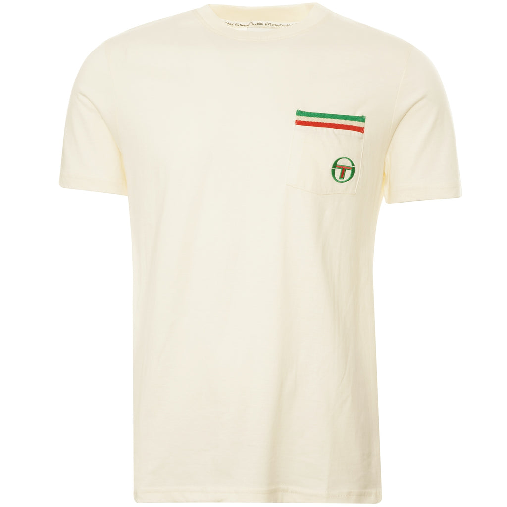 Sergio Tacchini Flo T-Shirt - Gardenia/Jolly Green