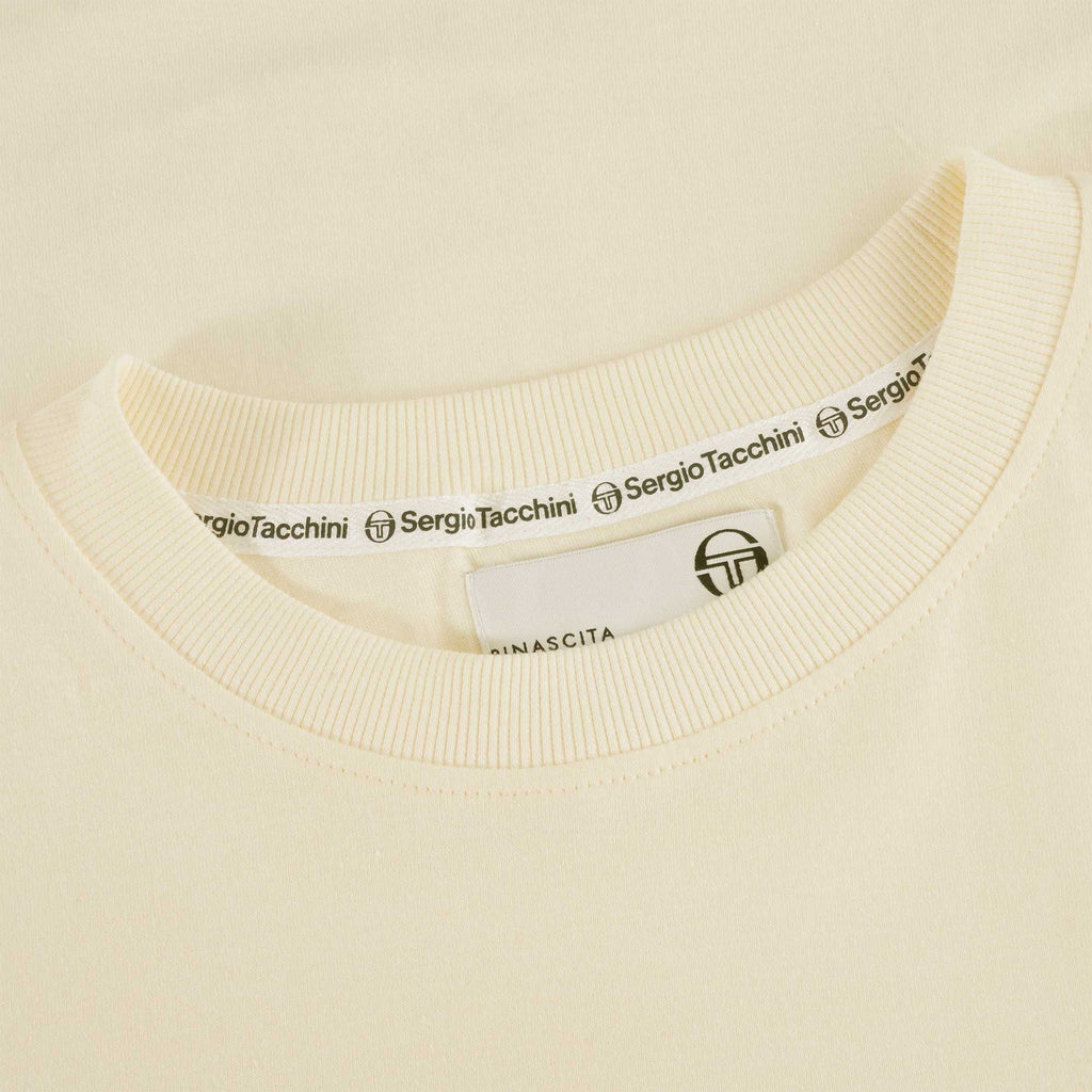Sergio Tacchini Flo T-Shirt - Gardenia/Jolly Green