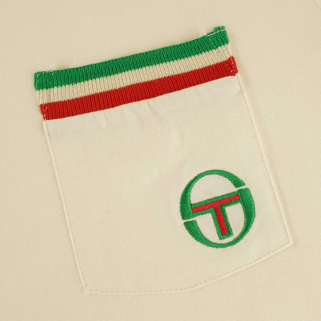 Sergio Tacchini Flo T-Shirt - Gardenia/Jolly Green