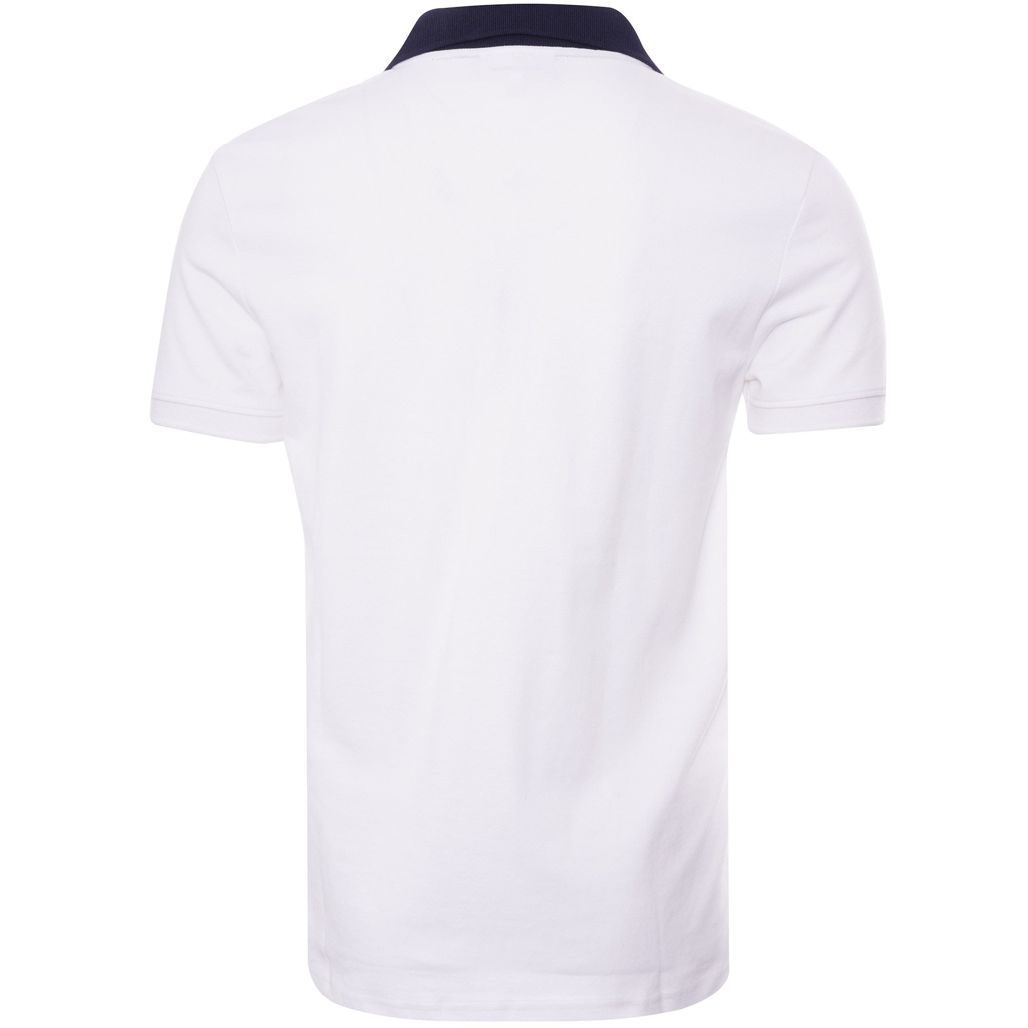 Sergio Tacchini Supermac Polo Shirt - White/Tango Red