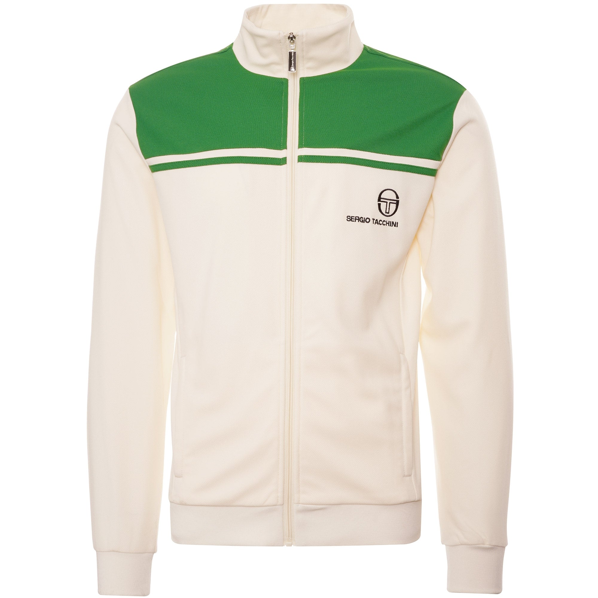 Sergio Tacchini New Young Track Top - Gardenia/Jolly Green