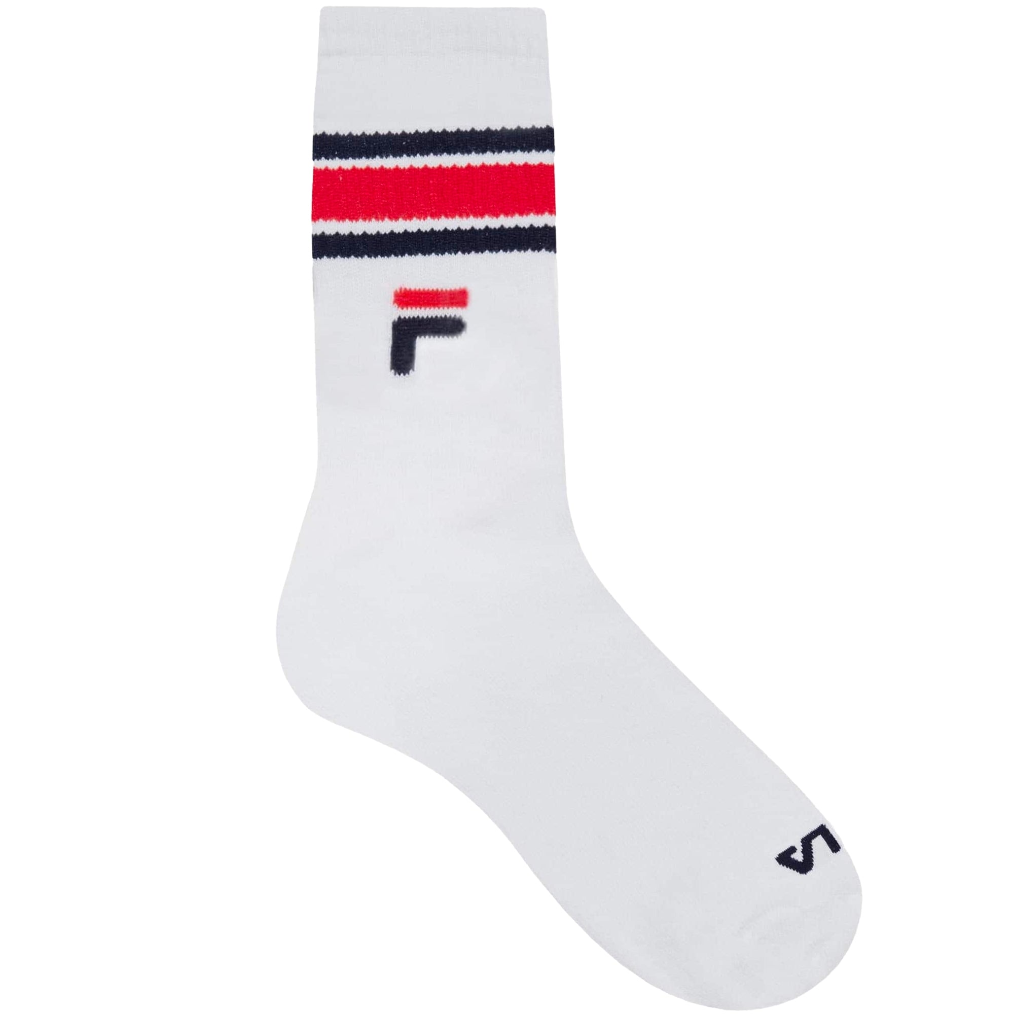 Fila Vintage 3 Pack Shane Crew Socks - White