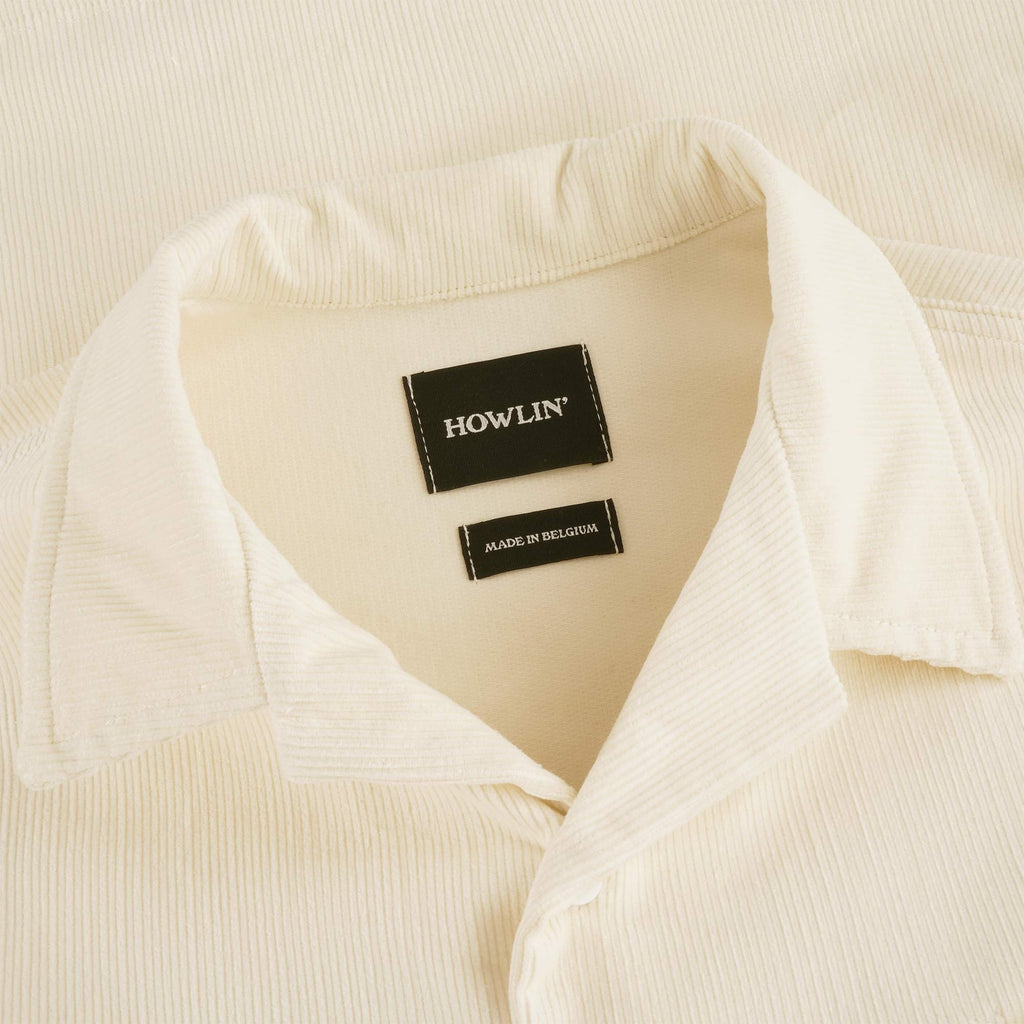Howlin' Cocktail Shirt - Ecru Summer Corduroy
