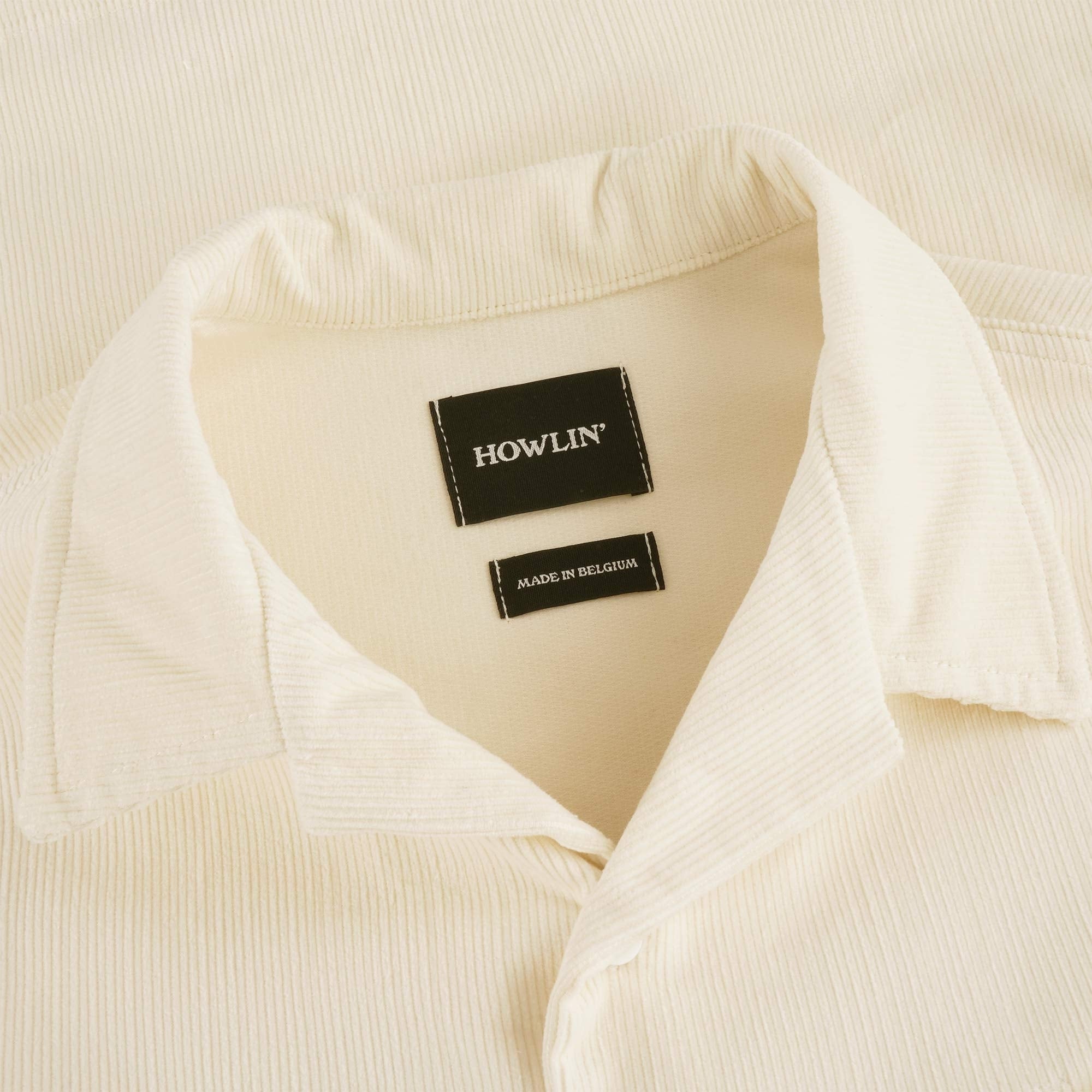 Howlin' Cocktail Shirt - Ecru Summer Corduroy