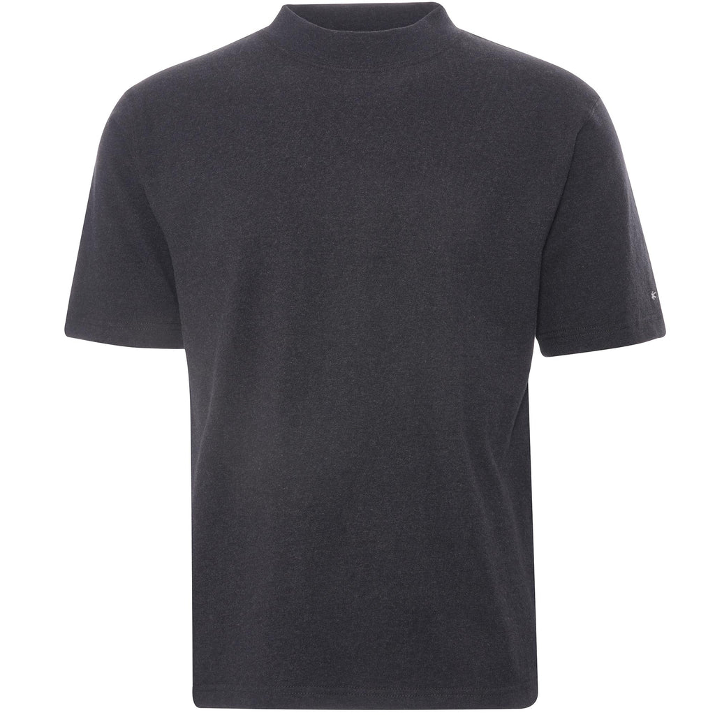 Snow Peak Recycled Cotton Heavy Mockneck T-Shirt - Black