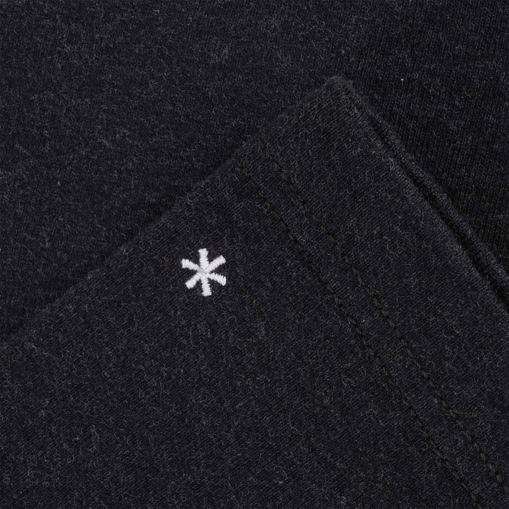 Snow Peak Recycled Cotton Heavy Mockneck T-Shirt - Black
