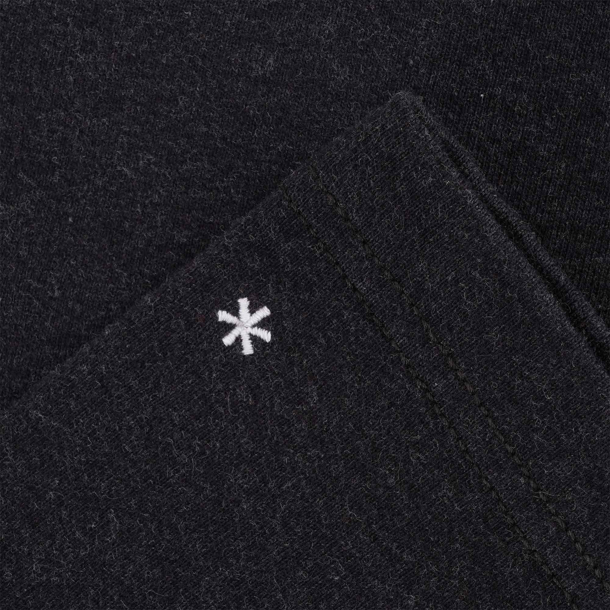 Snow Peak Recycled Cotton Heavy Mockneck T-Shirt - Black
