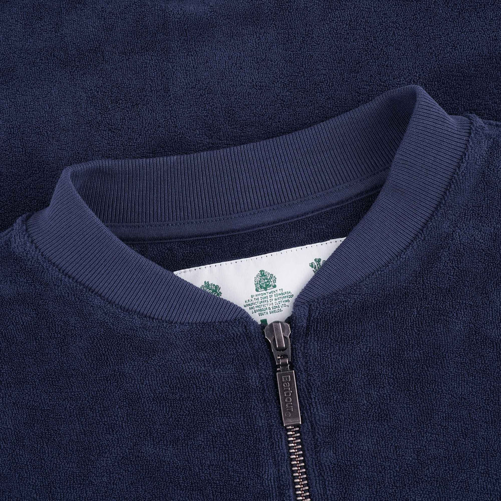 Barbour Yates Half Zip Sweatshirt - Navy
