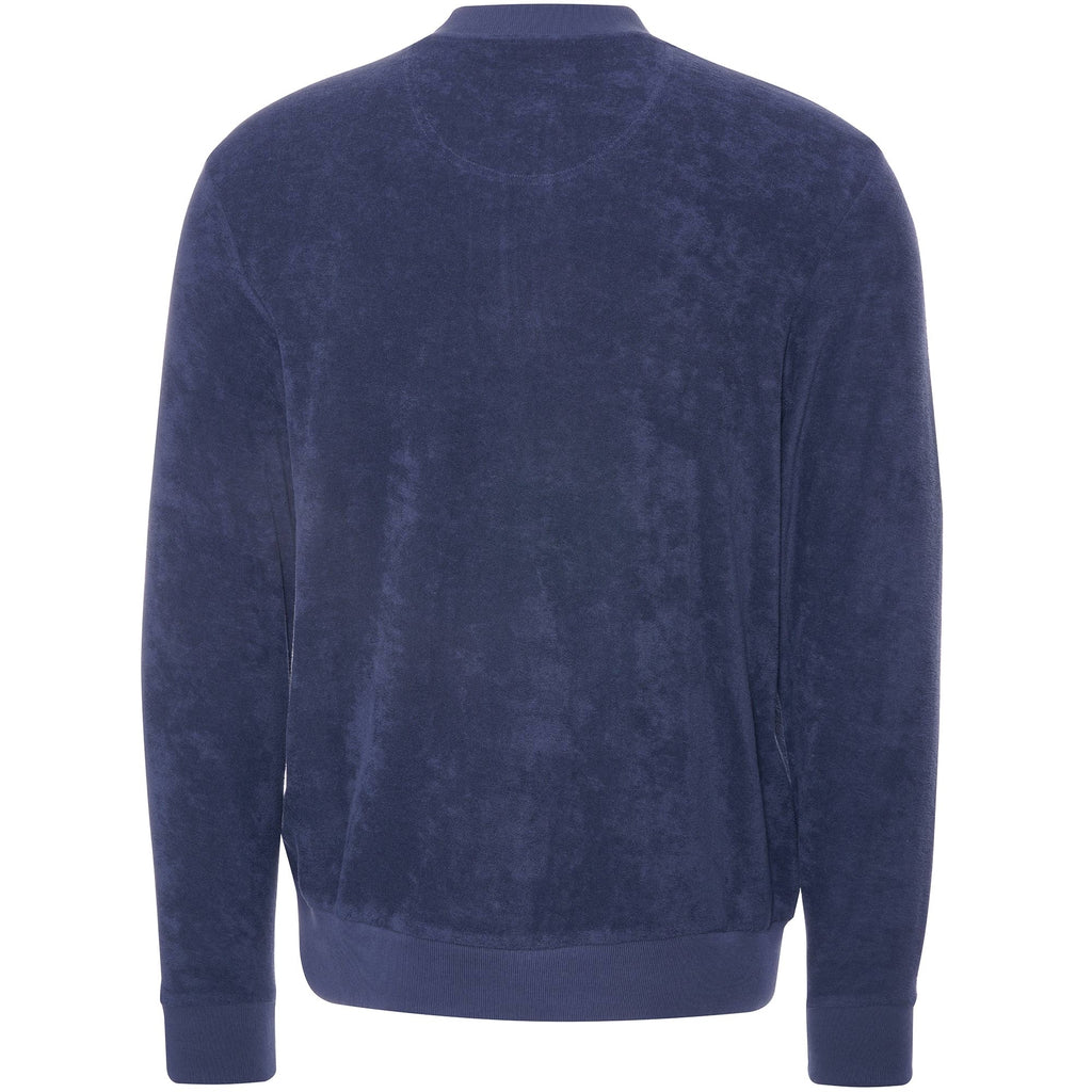 Barbour Yates Half Zip Sweatshirt - Navy
