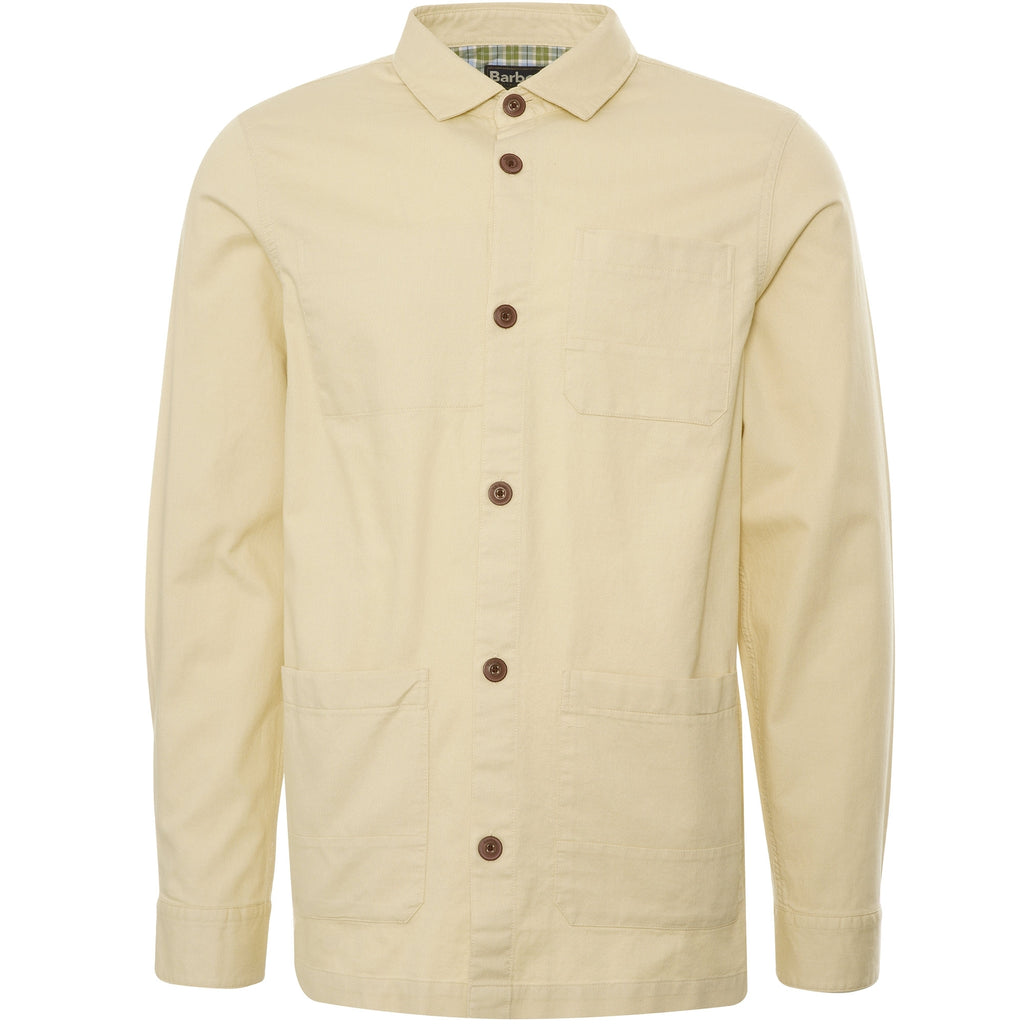 Barbour Burnside Overshirt - Light Stone