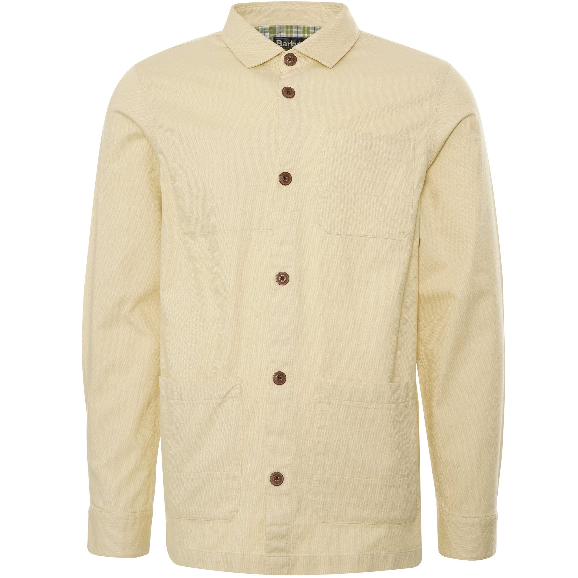 Barbour Burnside Overshirt - Light Stone