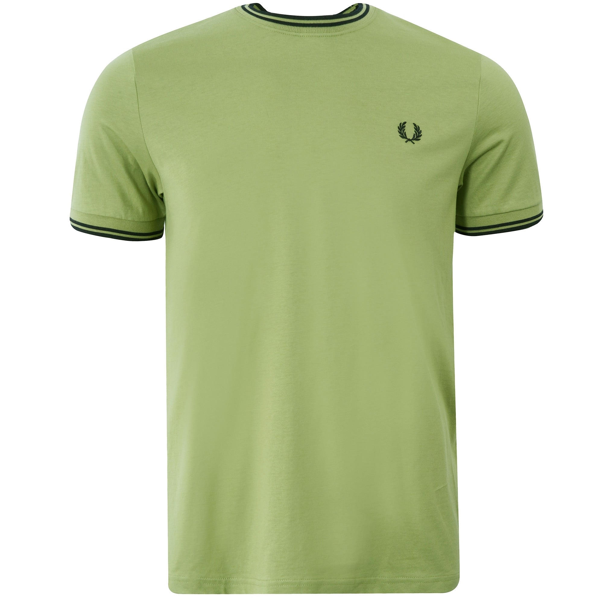 Fred Perry Twin Tipped T-Shirt - Sage Green