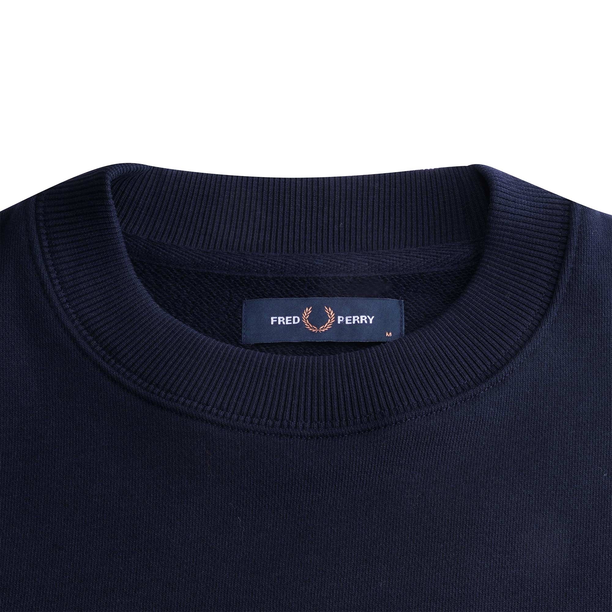 Fred Perry Crew Neck Sweatshirt - Navy