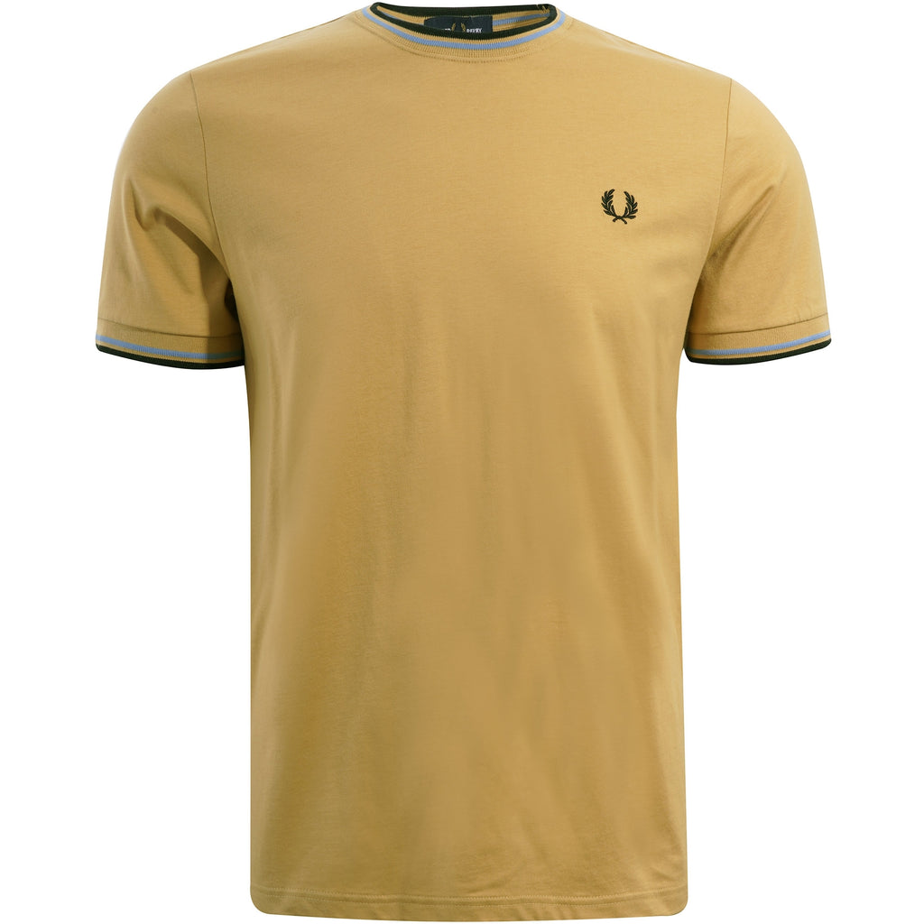 Fred Perry Twin Tipped T-Shirt - Desert