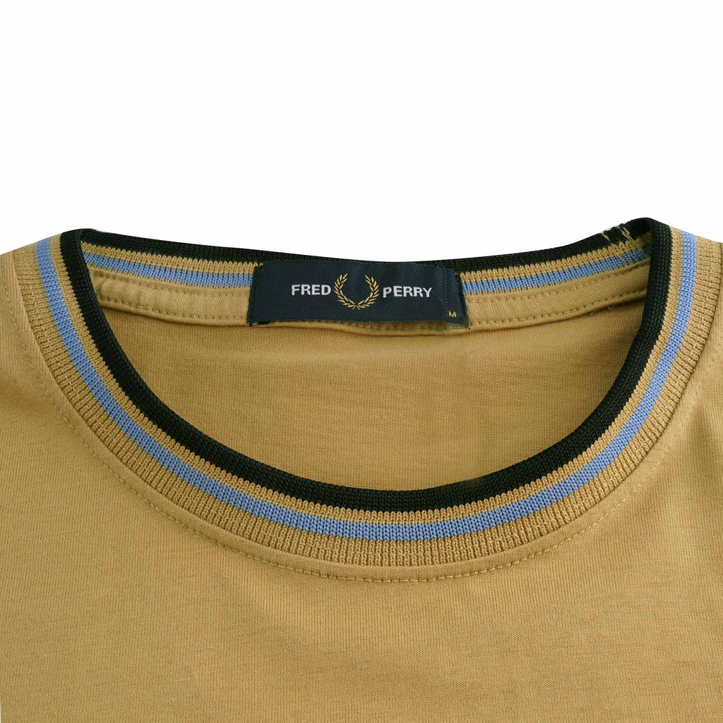 Fred Perry Twin Tipped T-Shirt - Desert