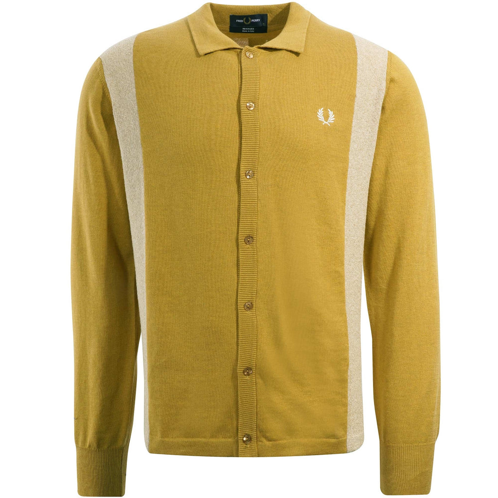 Fred Perry Reissues K3 Knitted Towelling Shirt - Gold