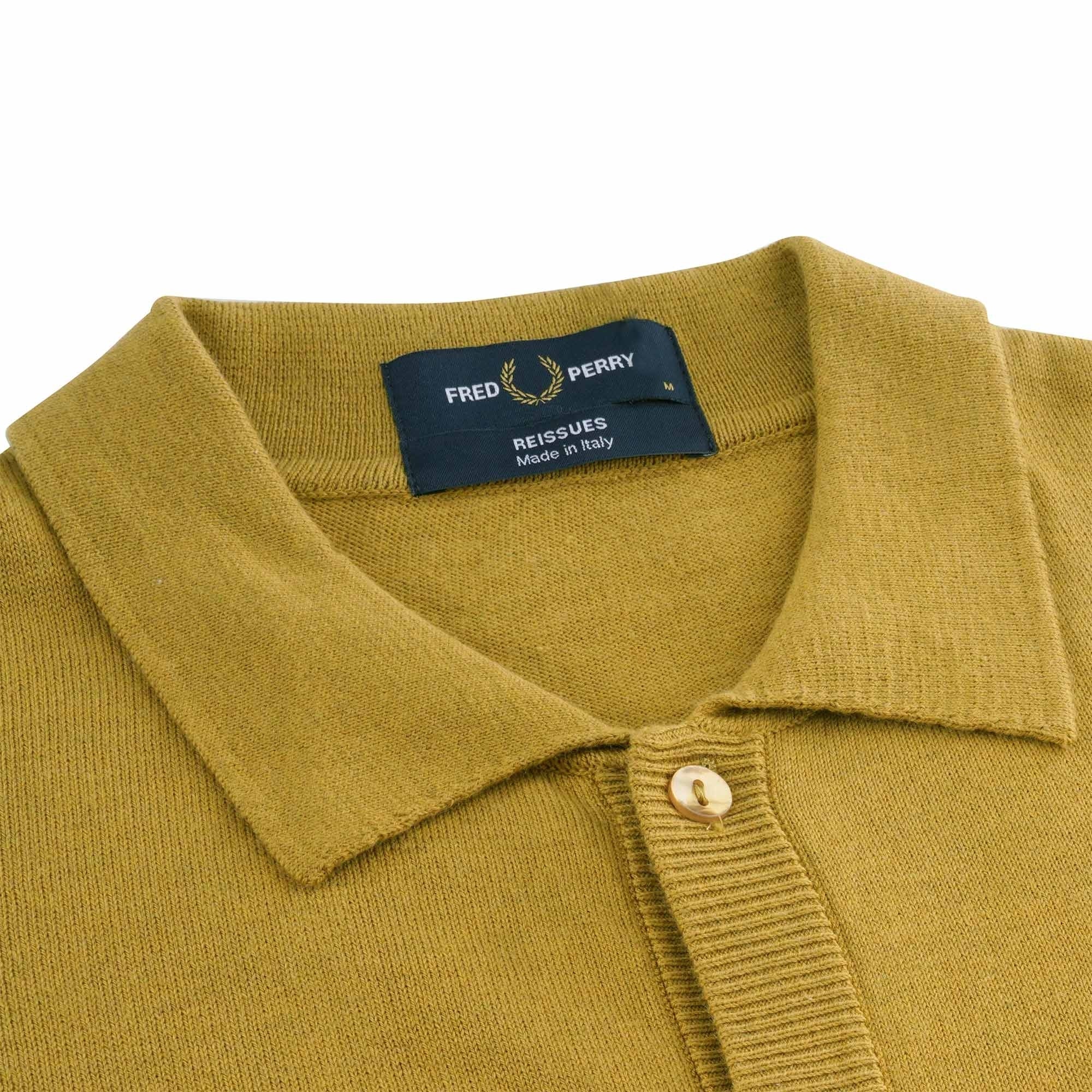 Fred Perry Reissues K3 Knitted Towelling Shirt - Gold