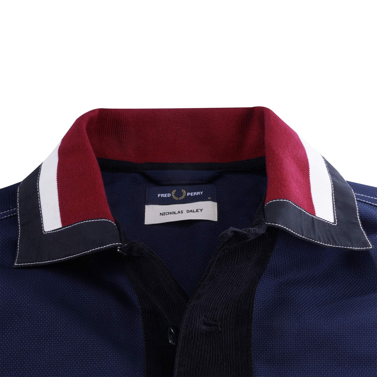 Fred Perry X Nicholas Daley Four Pocket Overshirt - Bright Navy ...