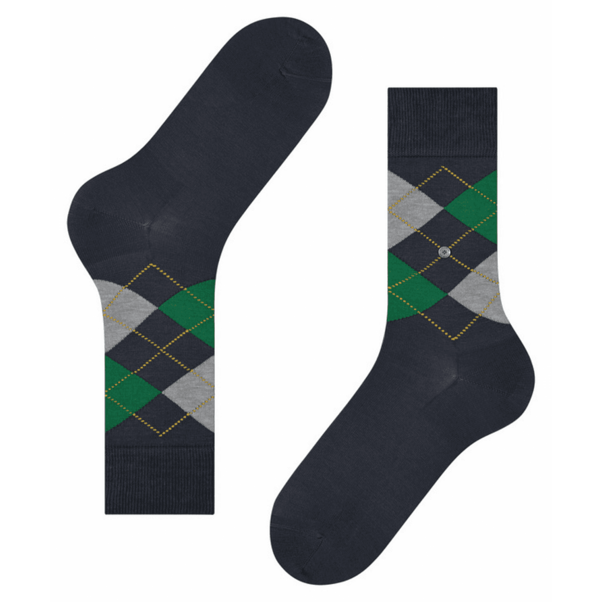 Burlington Socks Manchester Socks - Navy/Green