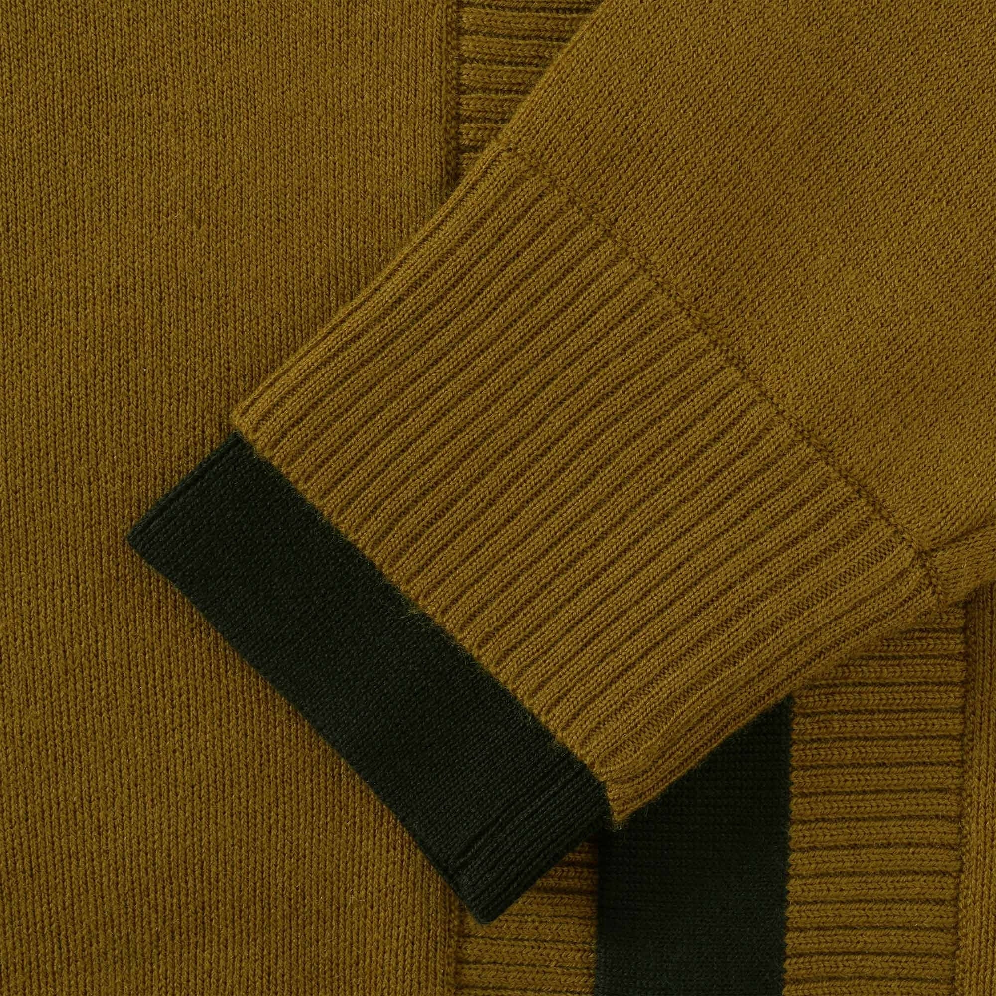 Fred Perry Double Placket Cardigan - Dark Caramel