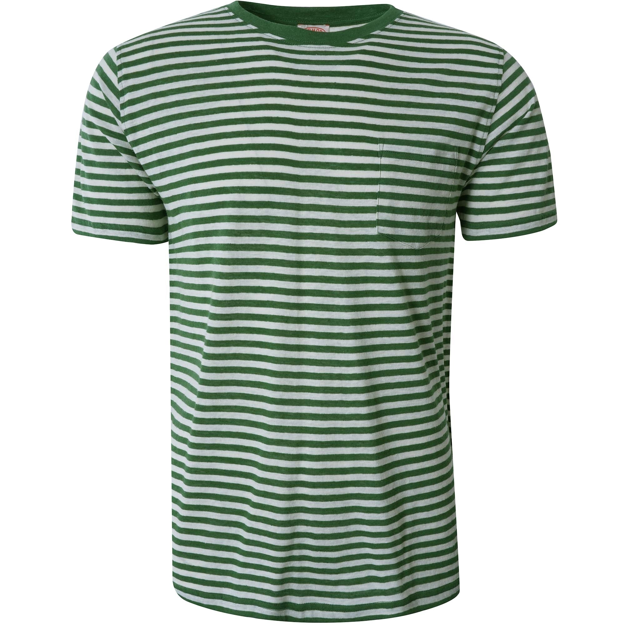 Armor Lux Heritage Stripe T-Shirt - Ficus/Natural