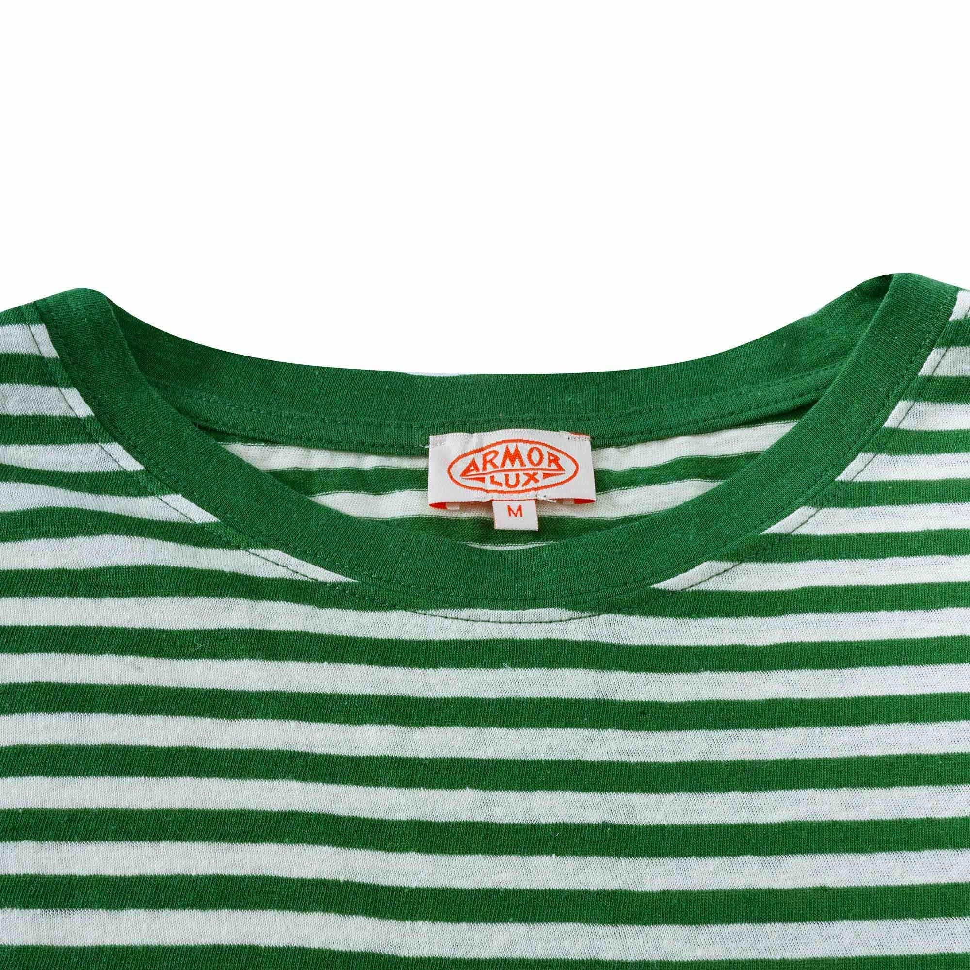 Armor Lux Heritage Stripe T-Shirt - Ficus/Natural