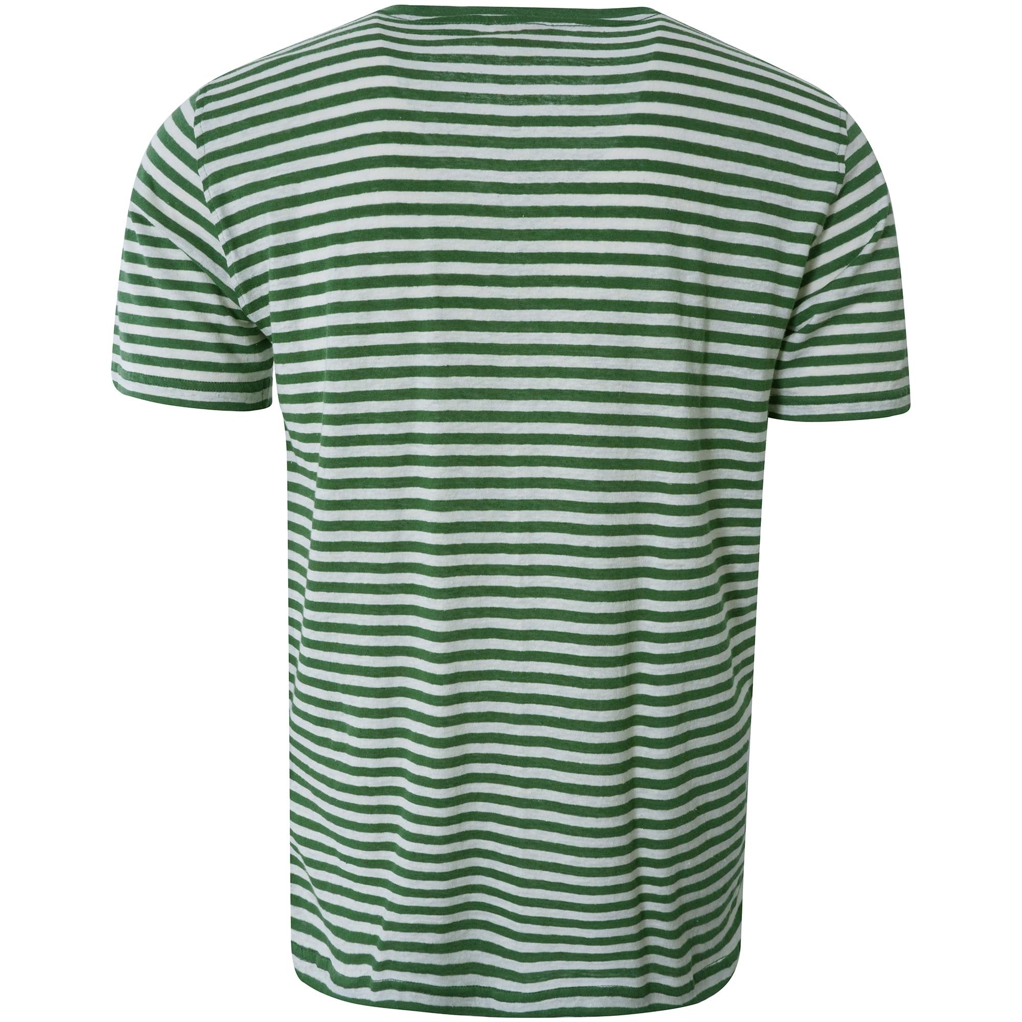 Armor Lux Heritage Stripe T-Shirt - Ficus/Natural