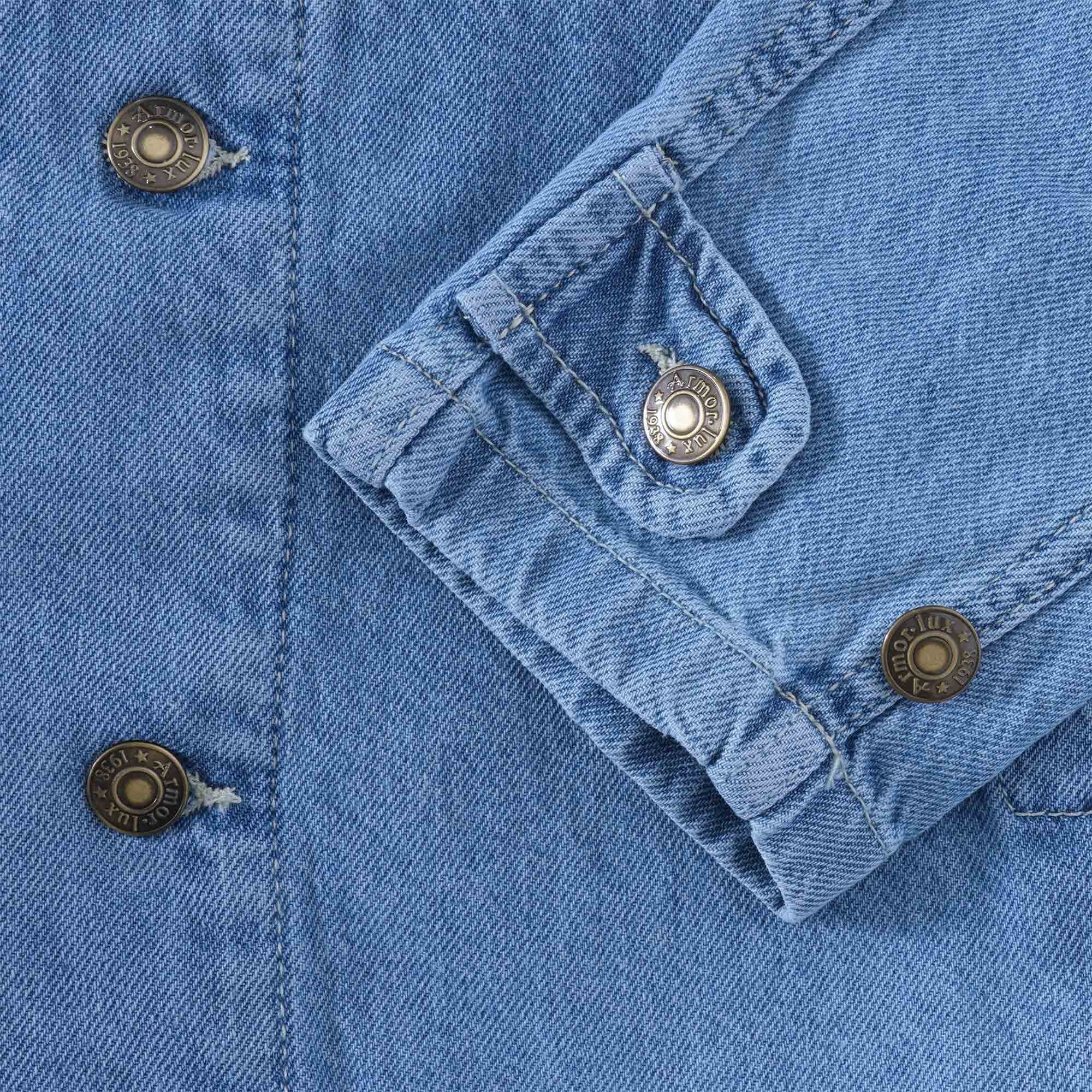 Armor Lux Fisherman Jacket - Light Denim