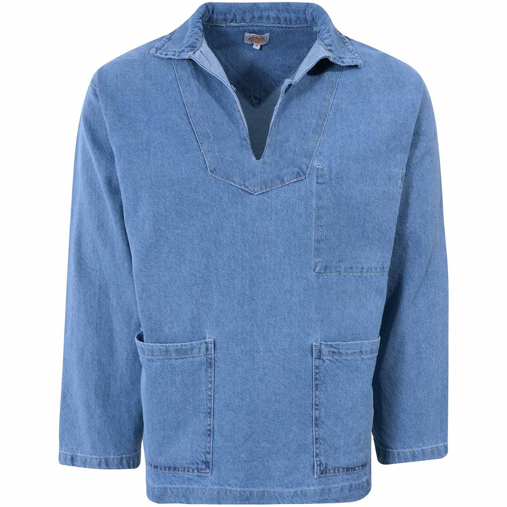 Armor Lux Heritage Smock - Light Denim