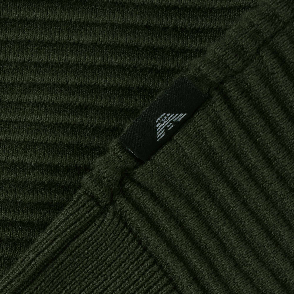 Emporio Armani Knitted Polo Shirt - Verde