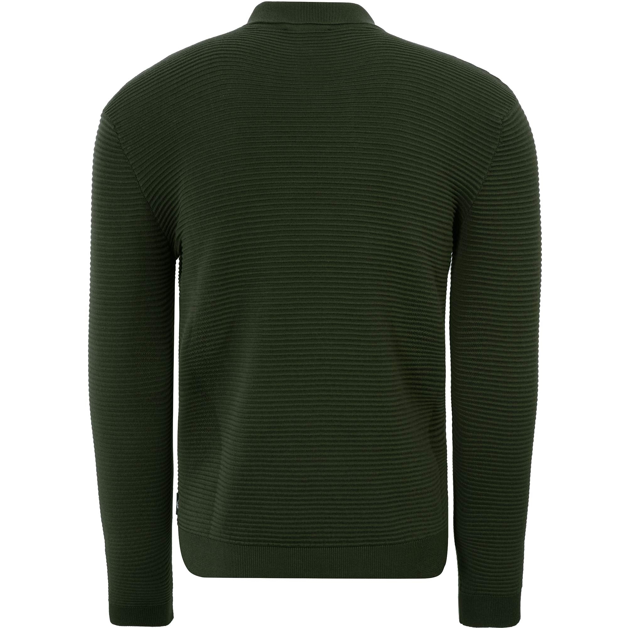 Emporio Armani Knitted Polo Shirt - Verde